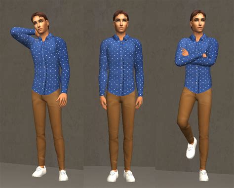 Rafaela Sims: Shirt and Pants for The sims 2 [Men]