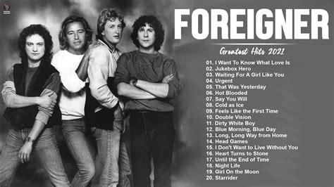 Foreigner Greatest Hits Full Album - Best Songs Of Foreigner Playlist ...