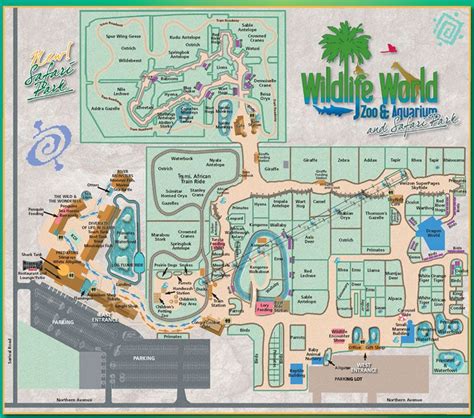 Wildlife World Zoo Map - Wildlife Aestetic 2021