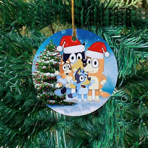 Bluey Ornament Custom Bluey Christmas Ornament Christmas | Etsy