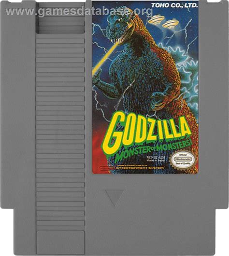 Godzilla: Monster of Monsters - Nintendo NES - Artwork - Cartridge