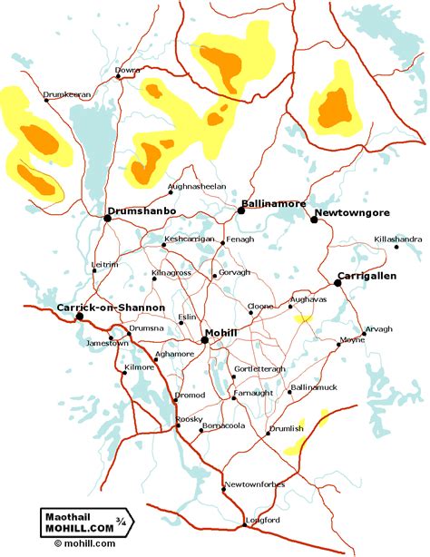 Mohill - Maps related to Mohill and South Leitrim