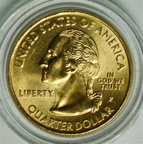 2006-P 24K Gold-Layered Nebraska Commemorative State Quarter - In ...