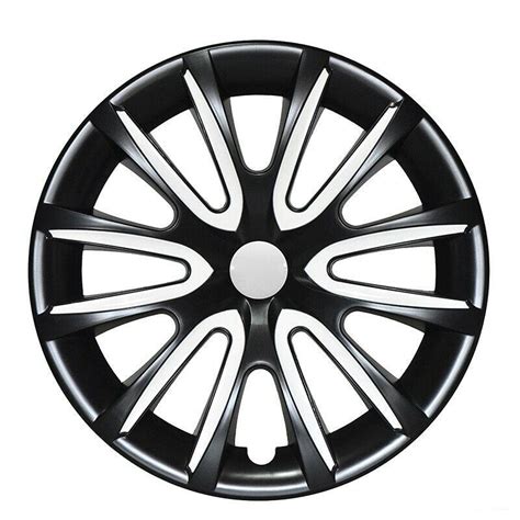 16" Hubcaps for Acura MDX Wheel Cover Matt Black with Glossy Insert ...