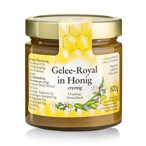 Royal Jelly in Honey » Buy securely online now | Sanct Bernhard