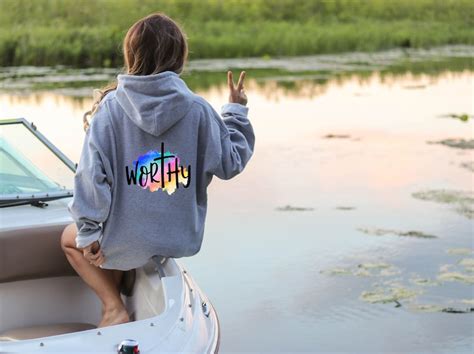 Worthy Hoodie Bible Verse Hoodie Inspirational Hoodie Faith - Etsy