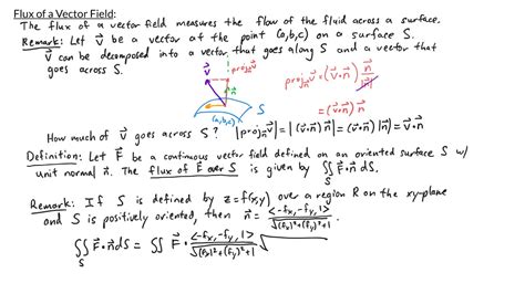 Multivariable Calculus - Flux of a Vector Field - YouTube