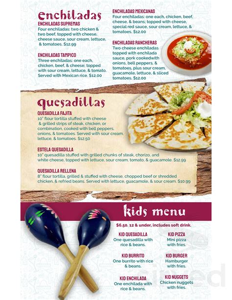 Las Margaritas Mexican Restaurant of Hastings menu in Hastings ...