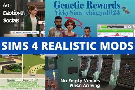 21 SIMS 4 Realistyczne mods: dla świata bliżej naszego – chcemy mods ...