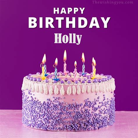 100+ HD Happy Birthday holly Cake Images And Shayari