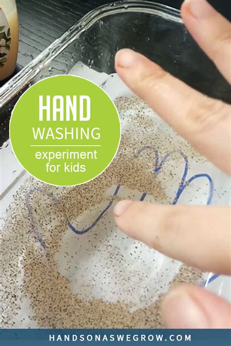 The Importance of Washing Hands Experiment | Hands On As We Grow®