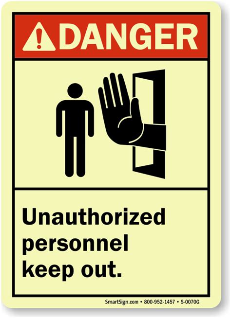 Unauthorized Persons Keep Out Signs - MySafetySign.com