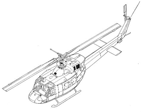 Huey Helicopter Drawing at GetDrawings | Free download