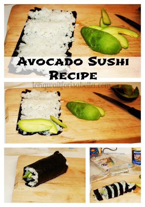 Avocado Sushi Recipe - Long Wait For Isabella