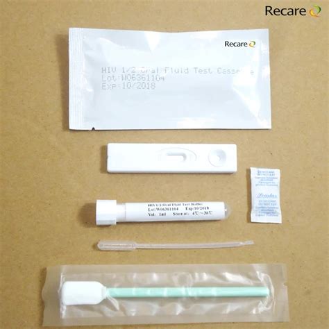 Saliva Oral Rapid Hiv Test Kit With Ce Iso Certificate - Buy Ce Iso ...