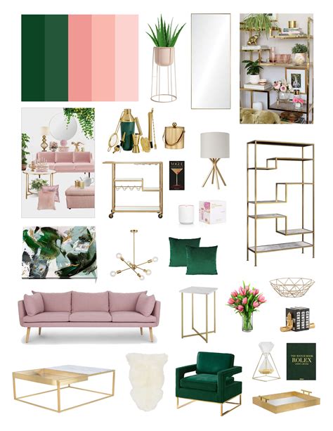 20+ Emerald Green And Pink Living Room – The Urban Decor