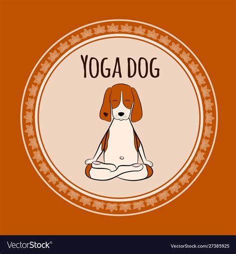 Image a cartoon funny dog beagle sitting Vector Image