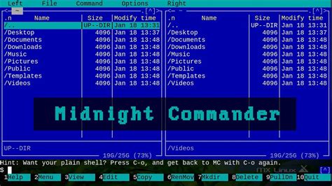 Midnight Commander - YouTube