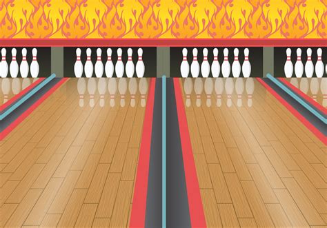 Bowling alley vector - Download Free Vector Art, Stock Graphics & Images