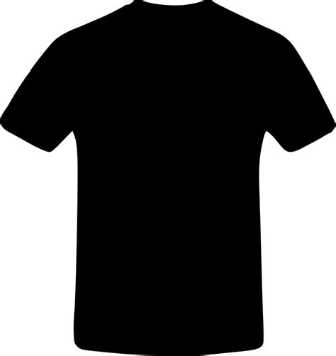 Black T-Shirt - Openclipart