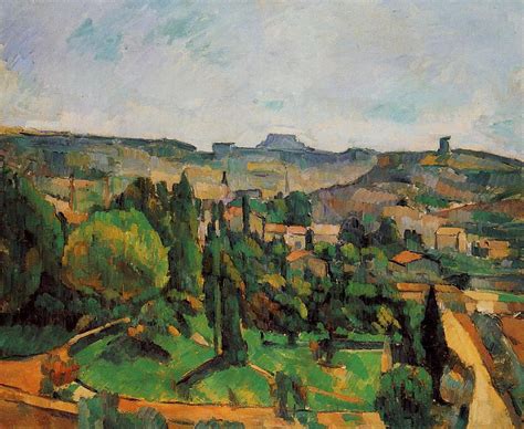 Paul Cezanne Ile de France Landscape 1880 | Paul cezanne paintings ...