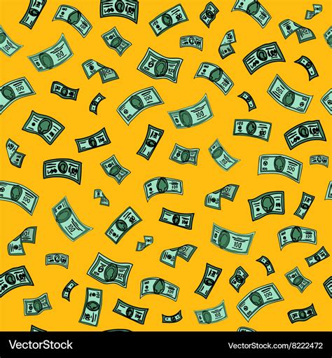 Money background dollar seamless pattern Vector Image