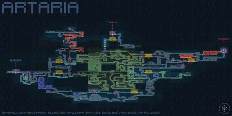 All Metroid Dread maps - Polygon