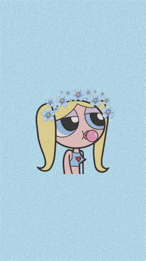 Powerpuff girls Bubbles Aesthetic | Powerpuff girls wallpaper, Power ...