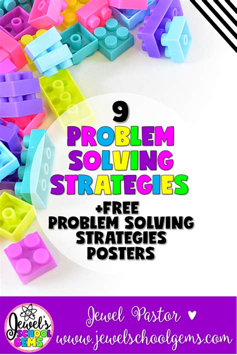 9 PROBLEM SOLVING STRATEGIES | by JEWEL PASTOR