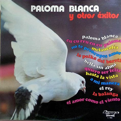 Paloma Blanca Y Otros Exitos (1975, Vinyl) | Discogs