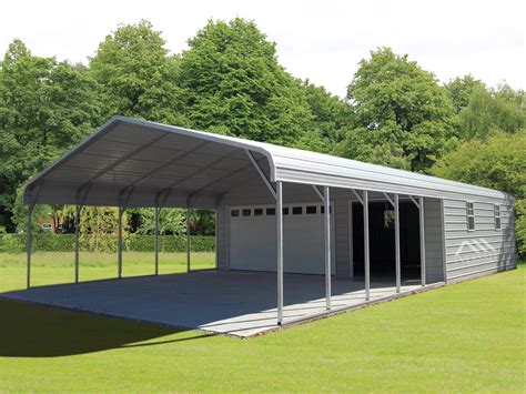 Metal Carport With Storage Building Attached - Image to u