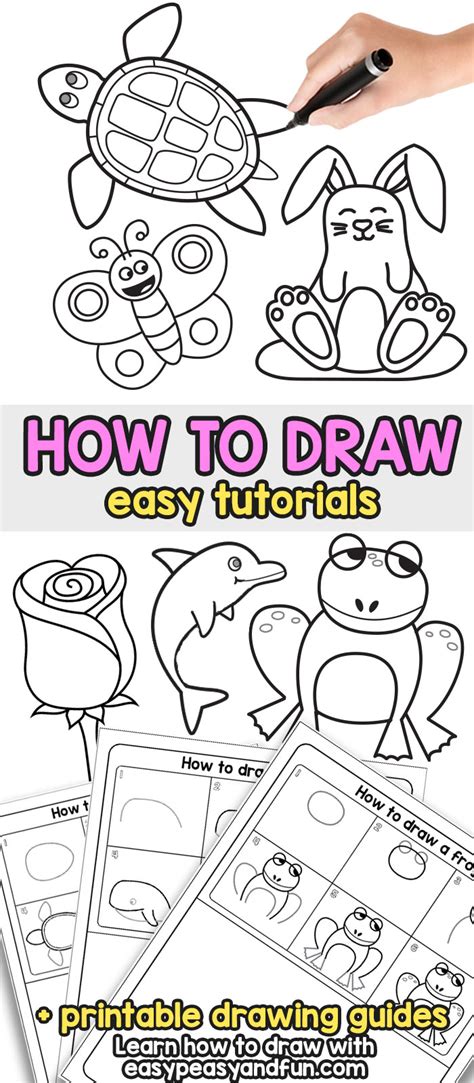 Cool Drawing Ideas For Kids Step By Step