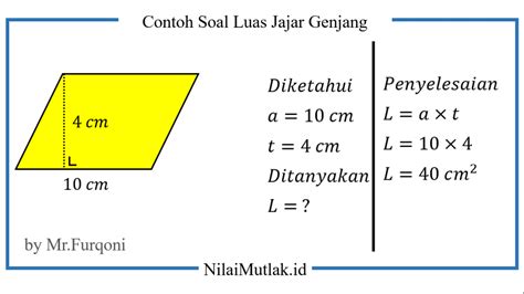 Yuk Belajar Rumus Luas Jajar Genjang Dan Contoh Soal Rumushitung Com ...