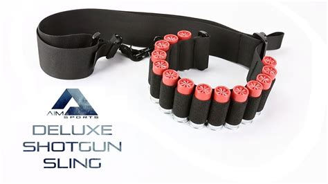 Deluxe Shotgun Bandoleer Sling - AIM Sports Inc. - YouTube