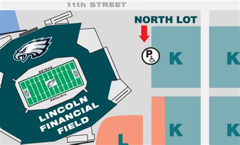 Lincoln Financial Field Parking Map - Clemmy Cassandry