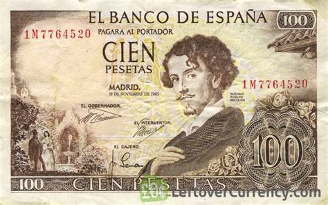 Spanish Peseta banknotes - Exchange yours now