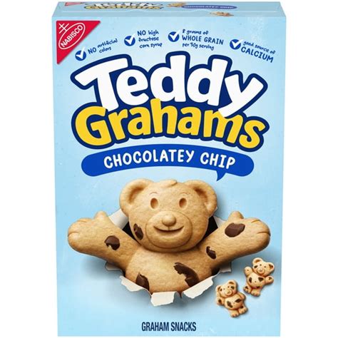 Teddy Grahams Chocolatey Chip Graham Snacks, 10 oz - Walmart.com