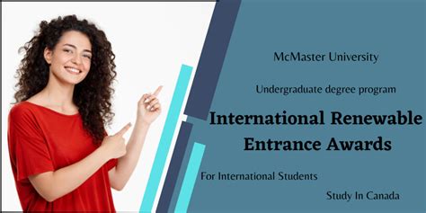 International Renewable Entrance Awards at McMaster University in ...