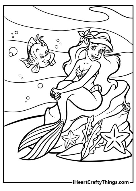 Ariel Coloring Pages Google