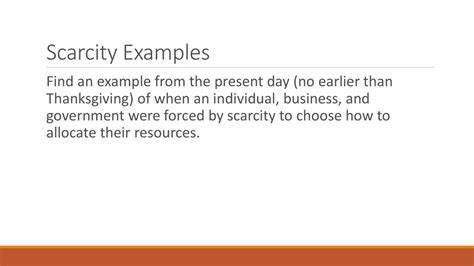 Scarcity and the Study of Econ - ppt download