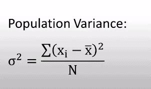 Variance vs Standard Deviation - Z TABLE