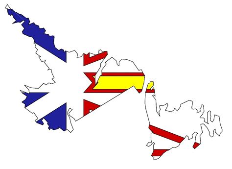 "Newfoundland & Labrador Flag Map " by abbeyz71 | Redbubble