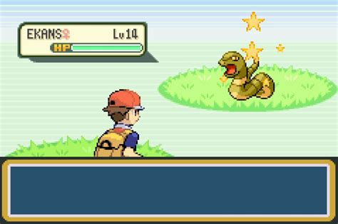 [Gen 3] I found a shiny Ekans in Firered after 911 Random Encounters ...