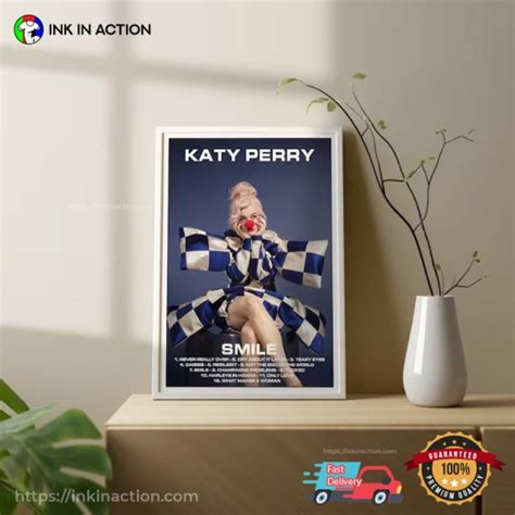 Katy Perry Smile Album Poster - Ink In Action