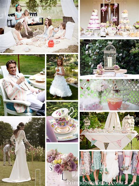 Wedding theme: English Tea Party - Primadonna Bride