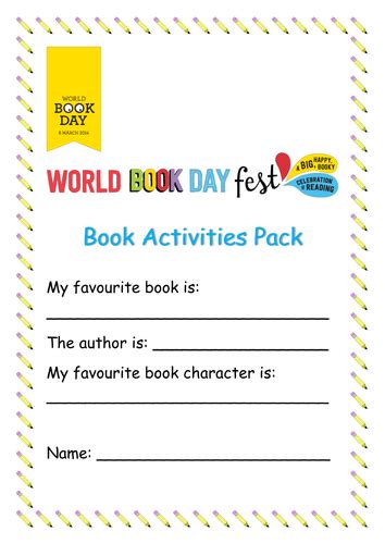 World Book Day Activities Pack by katerinaa - Teaching Resources - Tes