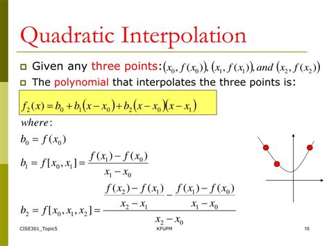 PPT - SE301: Numerical Methods Topic 5: Interpolation Lectures 20-22 ...