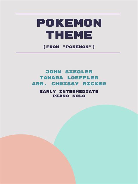 Pokemon Theme By John Siegler,Tamara Loeffler