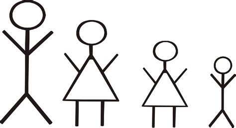 Stick Family Clipart | Free download on ClipArtMag