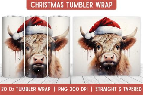 Christmas Tumbler Wrap | Christmas Graphic by TheDigitalStore247 ...